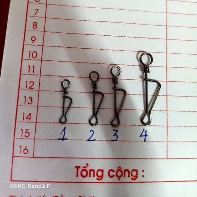 Khoá link chuyên lure túi 100 chiếc