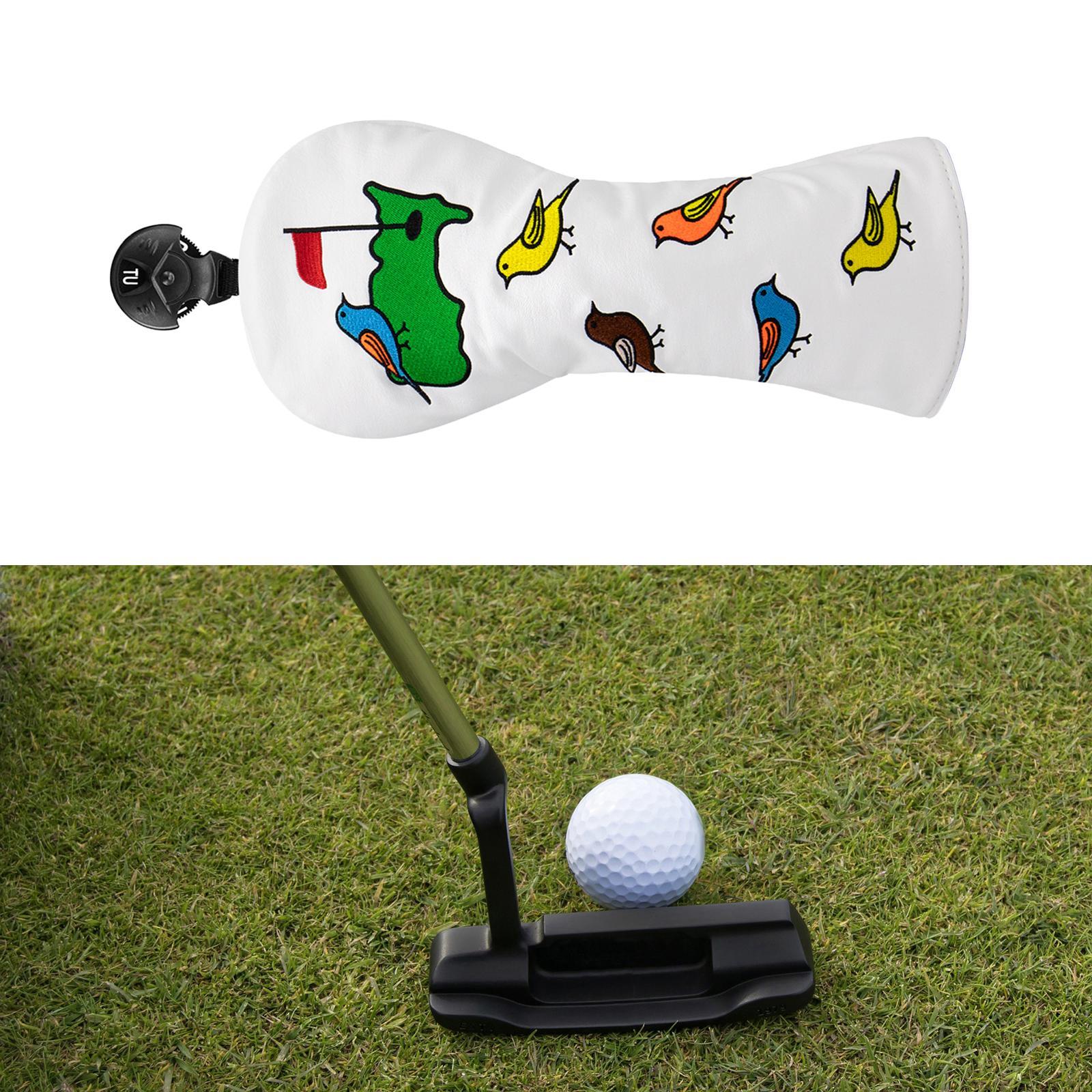 Durable Golf Wood Headcover with No. Tag Waterproof Case Golfer Accessories