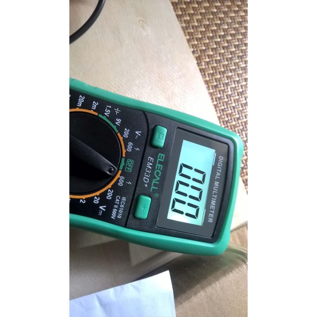 Đồng hồ đo điện vạn năng kế EM33D