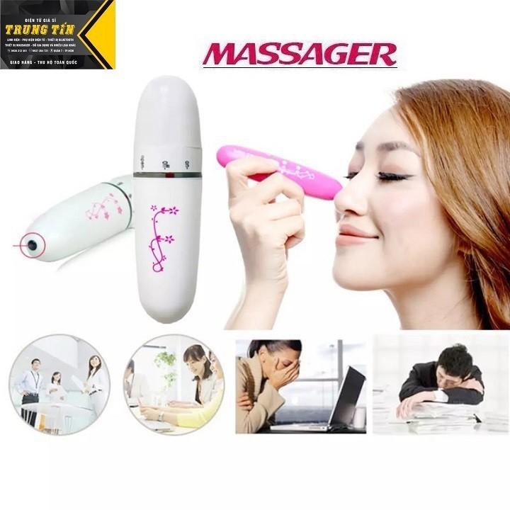 Máy massage mặt, mắt chống thâm quầng, bọng mắt (video thật)