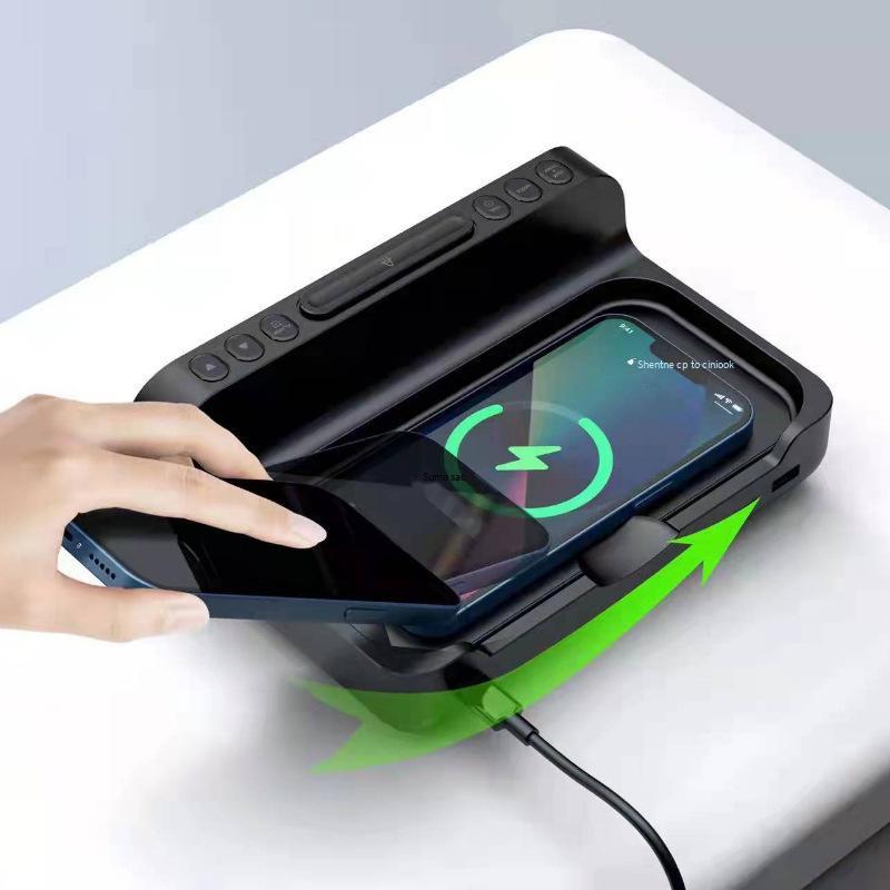 Bộ sạc không dây bốn trong một bùng nổ thuận lợi nhất phù hợp với điện thoại di động Apple, tai nghe, đồng hồ, sạc không dây thời gian đa chức năng