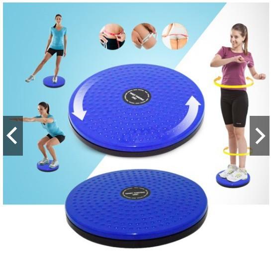 Đĩa xoay eo tập thể dục 360 độ tại nhà,bàn xoay tập cơ bụng cho eo thon tại phòng gym có hạt massage bàn chân cực phê