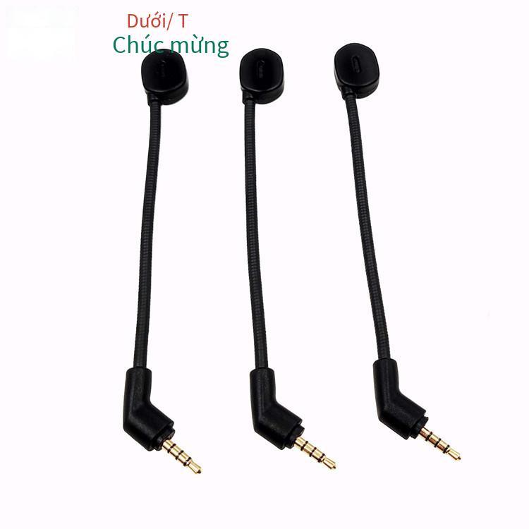 Ống kim loại đặc biệt cổ ngỗng có thể uốn cong micrô gắn trên đầu tai nghe trò chơi bằng giọng nói micrô cắm thẳng có micrô nhẹ
