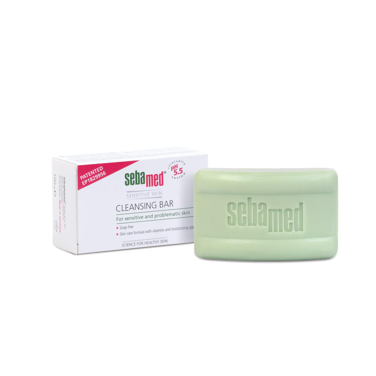 Combo 2 Xà Phòng Kháng Khuẩn pH5.5 Sebamed Cleansing Bar pH5.5 SSS05 (100g)