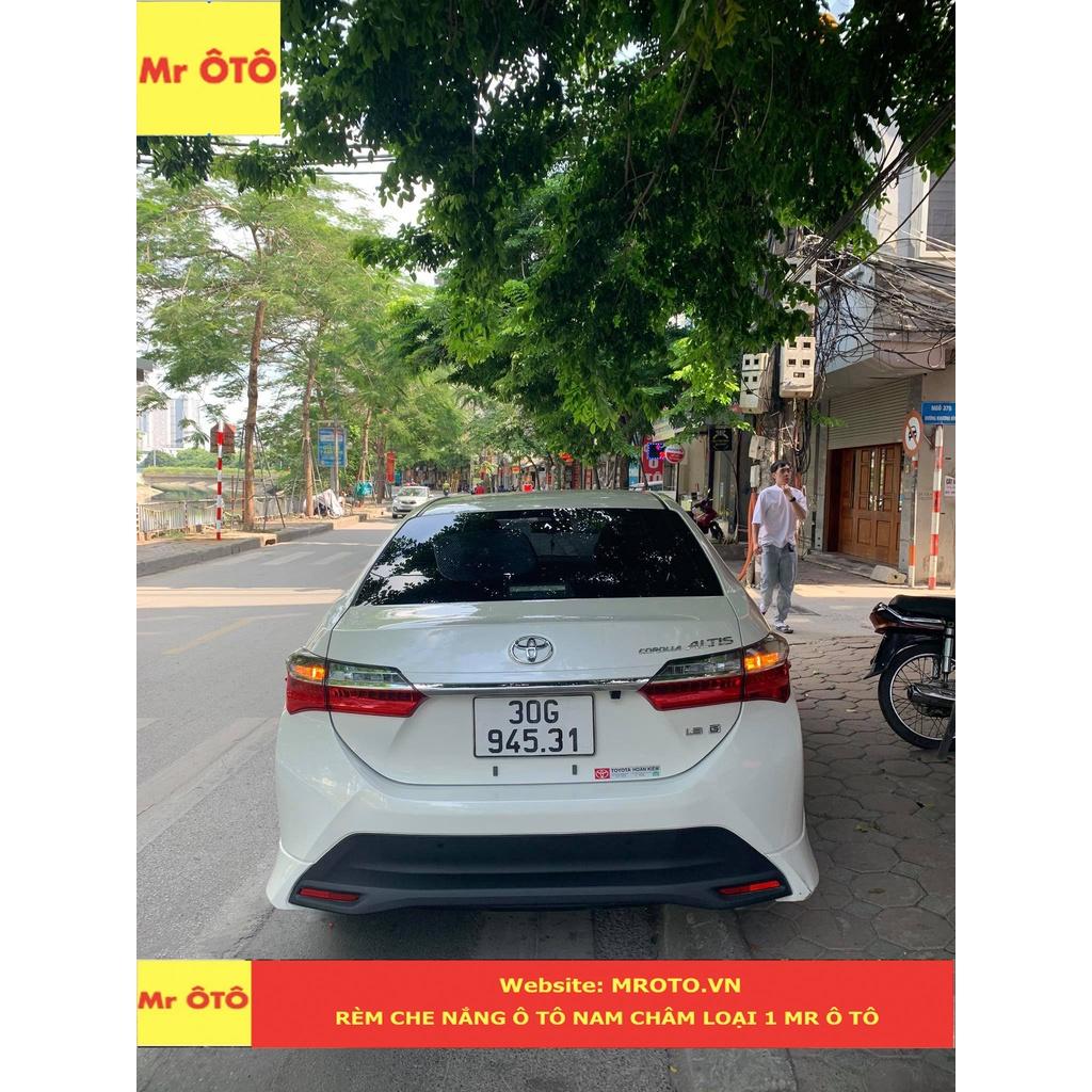 Rèm Che Nắng Xe Toyota Altis 2014-2021 Hàng Loại 1. Cam Kết Vải Dày Dặn, Chuẩn Khít Theo Xe