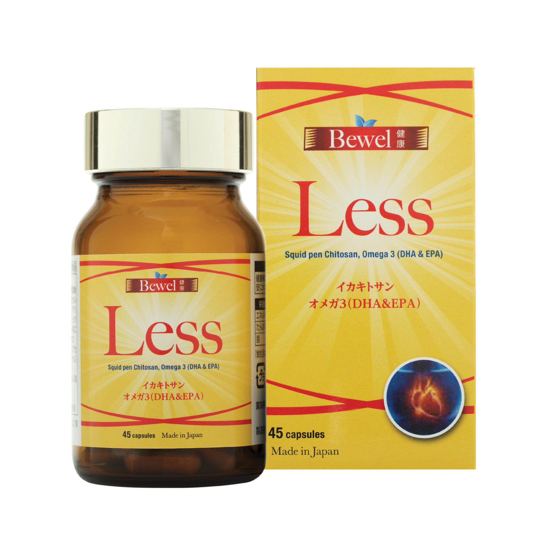 Thực phẩm chức năng hỗ trợ giảm mỡ máu, cholesterol BEWEL LESS