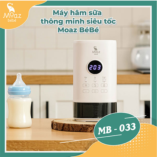 MÁY HÂM SỮA THÔNG MINH SIÊU TỐC MOAZ BÉBÉ MB–033