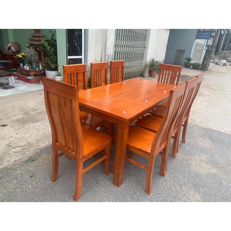 Bộ bàn ăn gỗ xoan ta