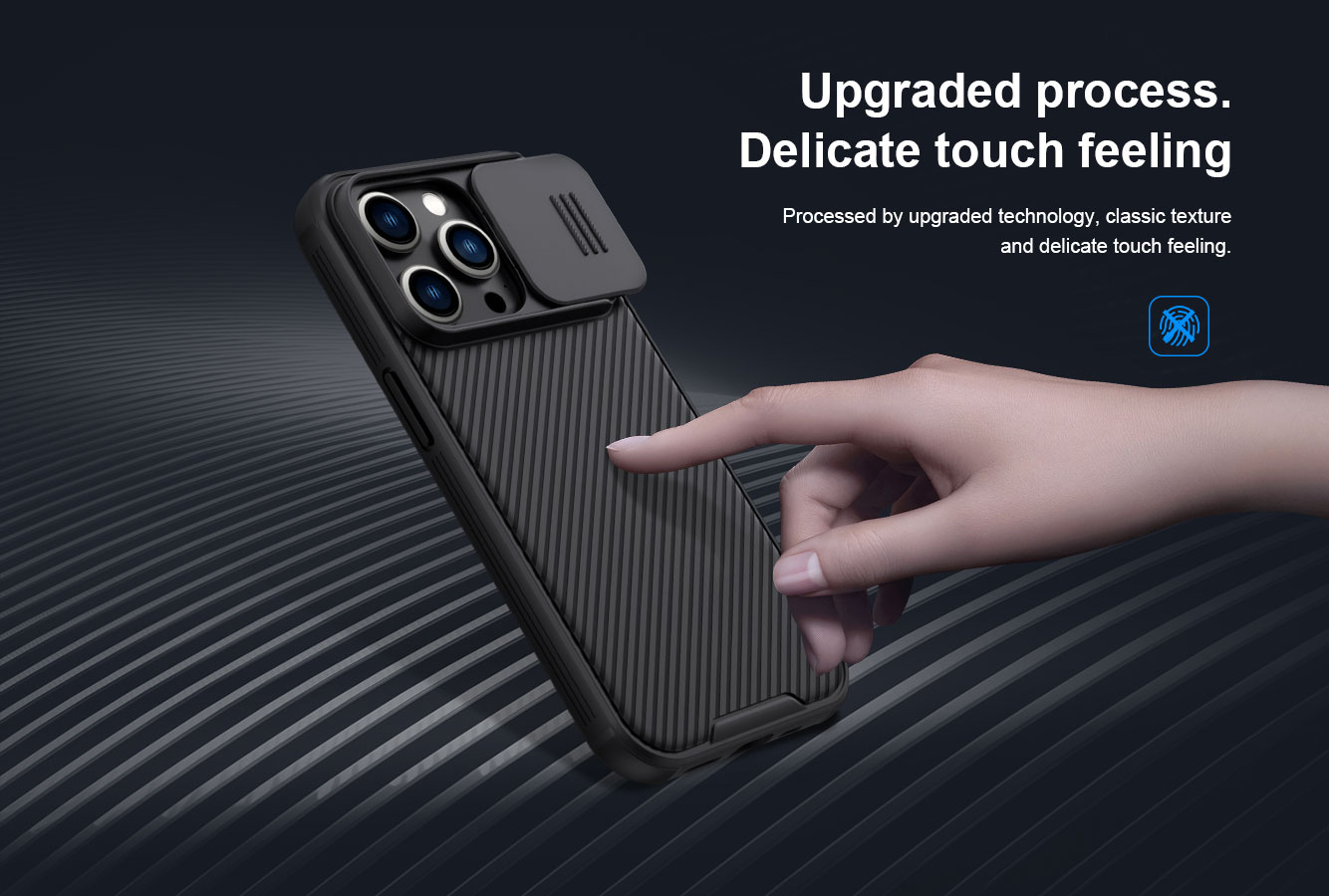 Ốp lưng chống sốc bảo vệ Camera cho iPhone 14 Pro Max hiệu Nillkin Camshield - hàng nhập khẩu