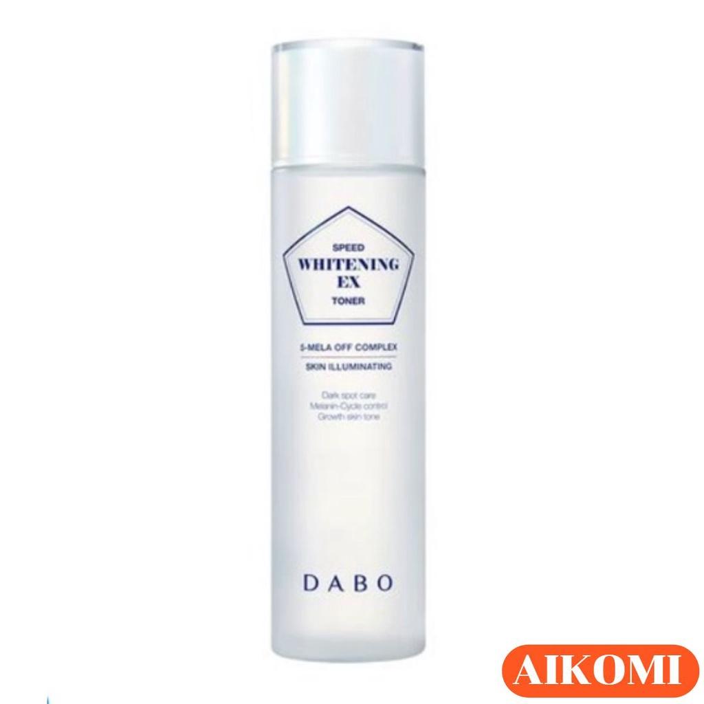 Nước hoa hồng trắng da nhanh Dabo Speed Whitening Ex Toner 160ml, Dưỡng trắng da nhanh, mờ thâm nám, cân bằng độ ẩm da