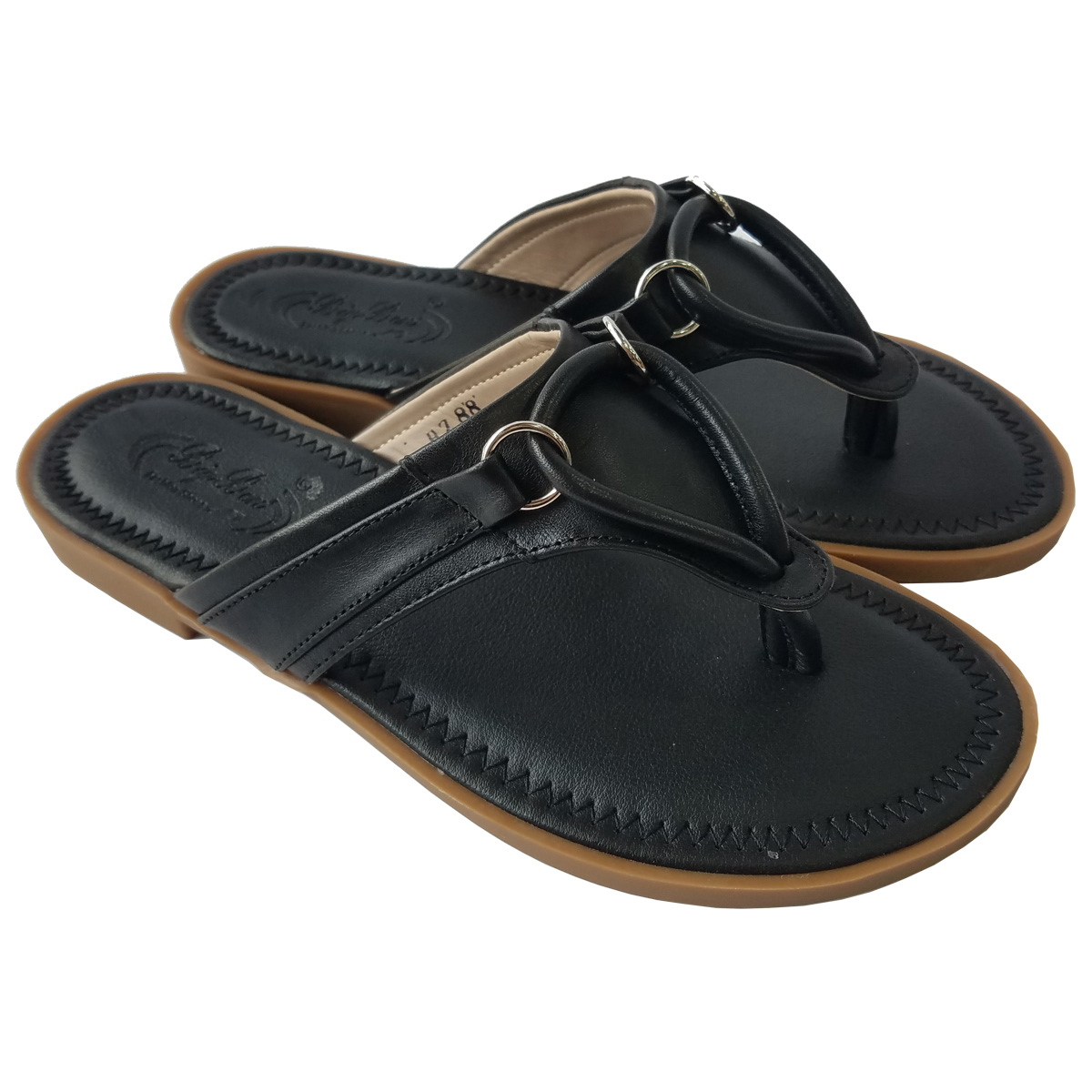 Dép Xỏ Ngón Nữ Da Bò Thật BIGGBEN Cao Cấp DXN56