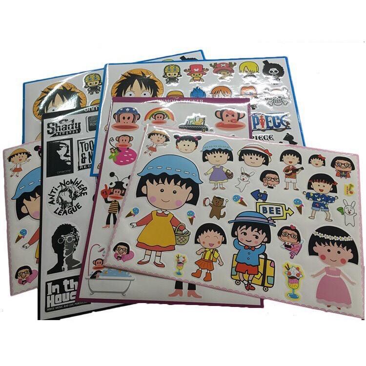 Sticker dán Vali Bamozo nhiều mẫu mã