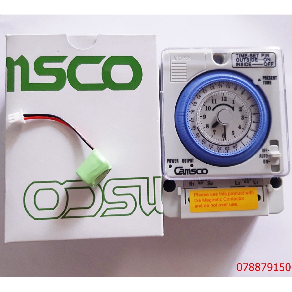 Timer hẹn 24h Camsco TB35-N, hẹn giờ tưới cây