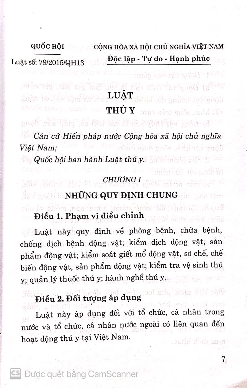 Luật thú y