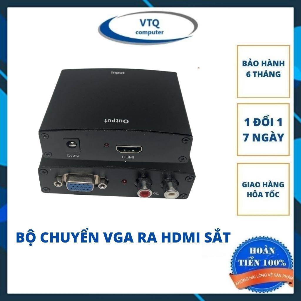 Bộ chuyển VGA to HDMI sắt, bộ chuyển vga ra hdmi sắt chất lượng cao