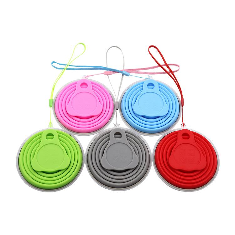 Cốc có thể gập lại, cốc silicon có thể gập lại với khóa di động có thể tái sử dụng cho các chuyến đi bộ ngoài trời, cắm trại, đi bộ đường dài ngoài trời