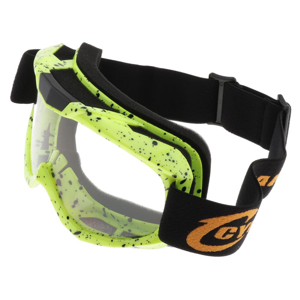 Motorcycle Riding Helmet Goggles, ATV Dirt Bike Racing Goggle Eyewear with Adjustable Headband for Men Women Adults' Cycling Skiing