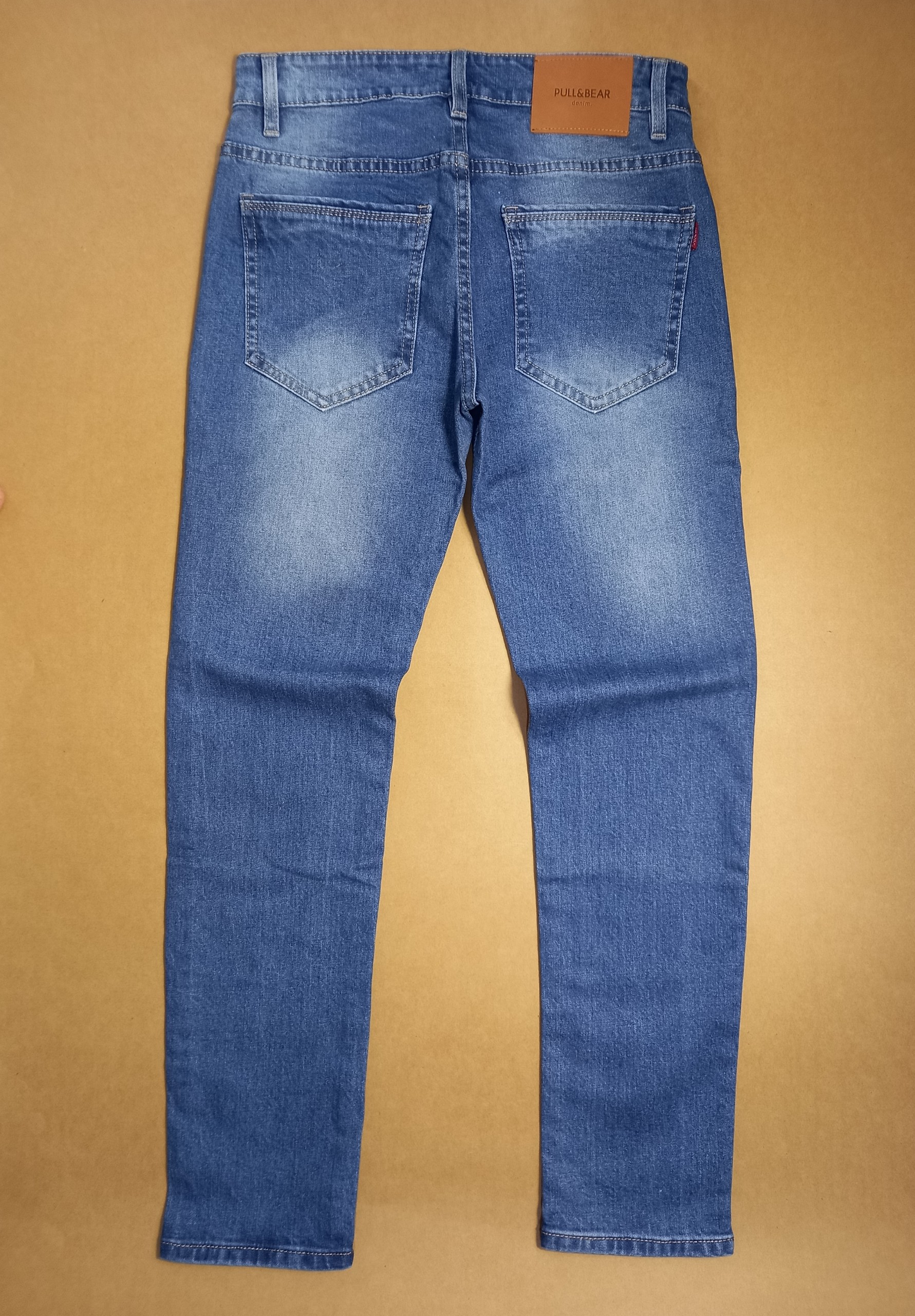 Quần jean nam co giãn dáng đẹp màu xanh biển mẫu mới jean nam co gian