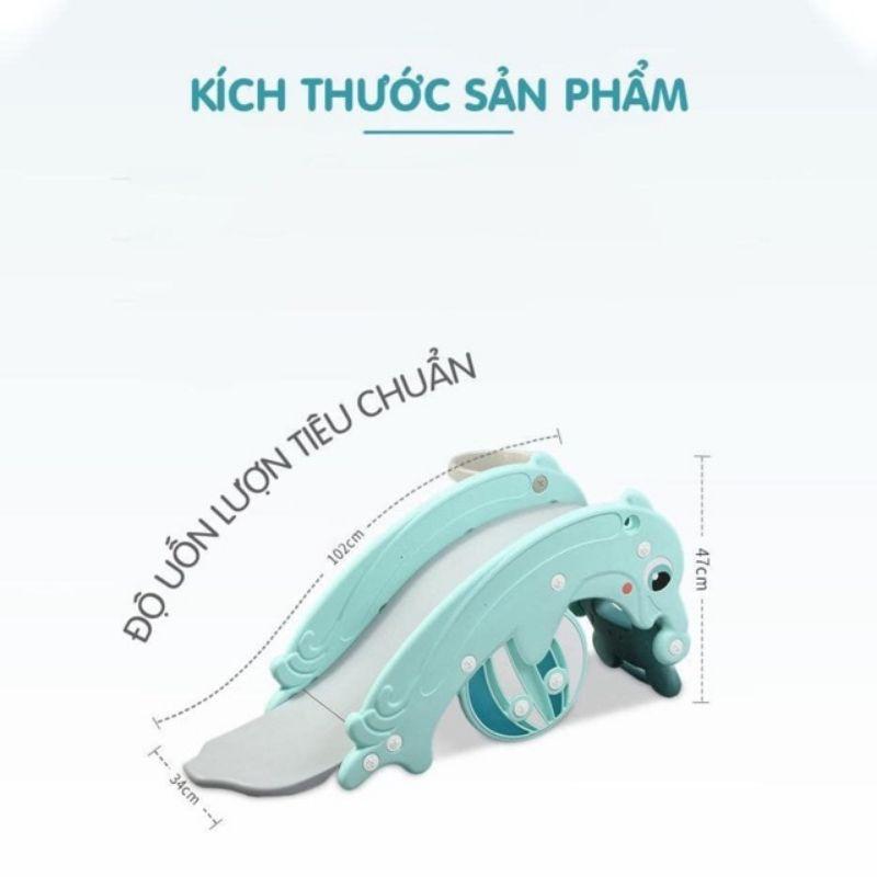 CẦU TRƯỢT ĐA NĂNG 3IN1 CHO BÉ