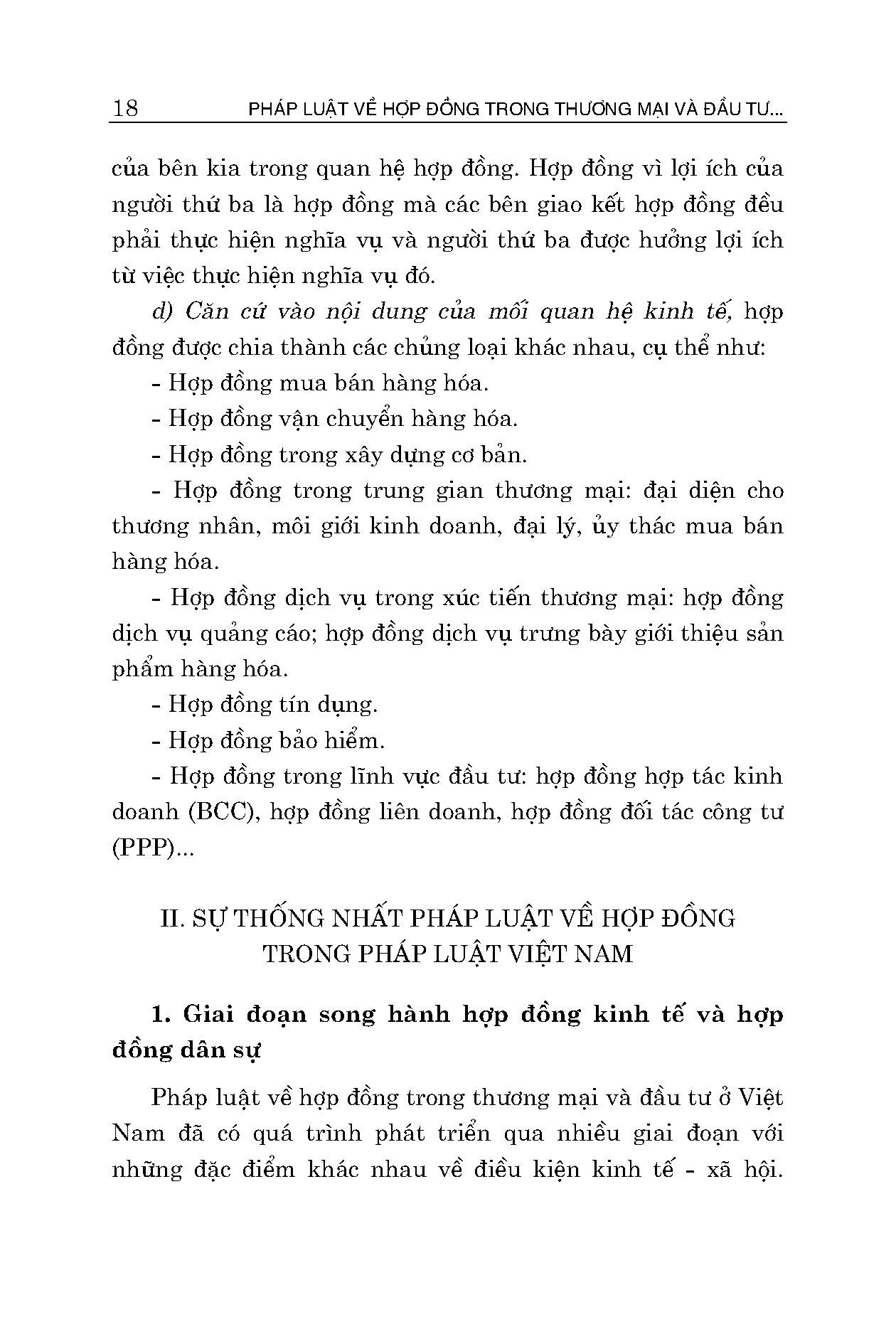 Pháp Luật Về Hợp Đồng Trong Thương Mại Và Đầu Tư - Những Vấn Đề Pháp Lý Cơ Bản (Sách chuyên khảo)