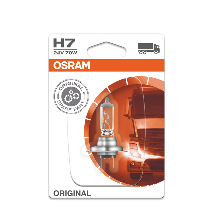 Bóng Đèn Halogen OSRAM Original H7 24V 70W