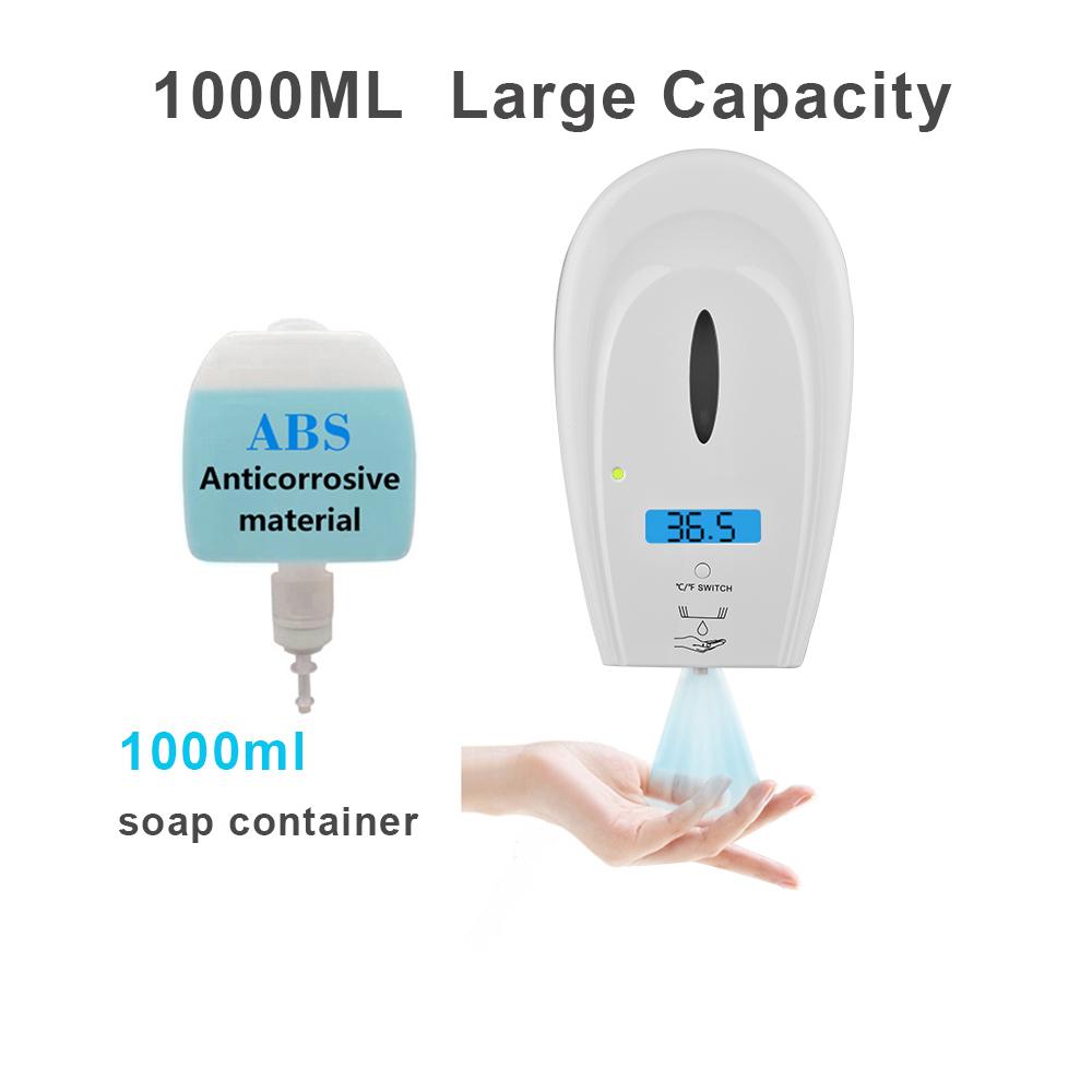 JK-9002T 1000ML Automatic Soap Dispenser Wall-mounted Touchless Spray/ Gel/ Foaming Soap Dispenser