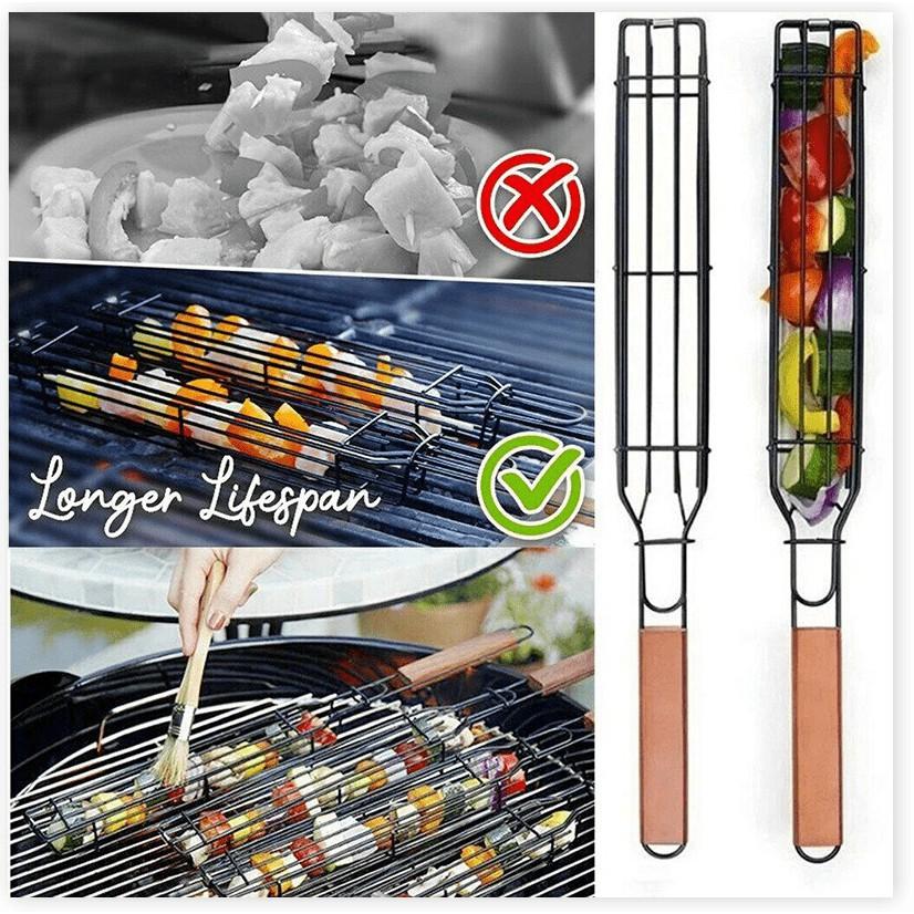 Dụng cụ Làm Đồ Nướng Grill Baskets BBQ phong cách Mỹ