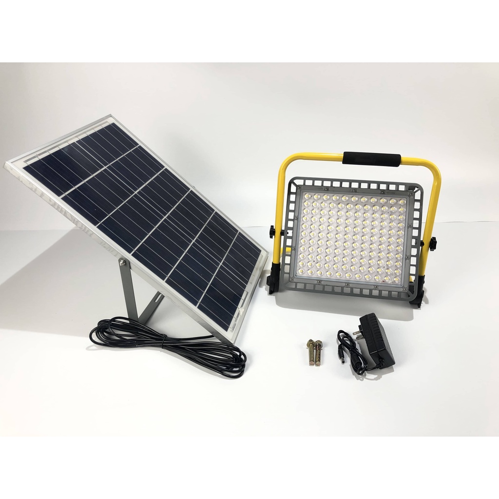 Đèn Pha Năng Lượng Xách Tay 100W-200W-300W Siêu Sáng