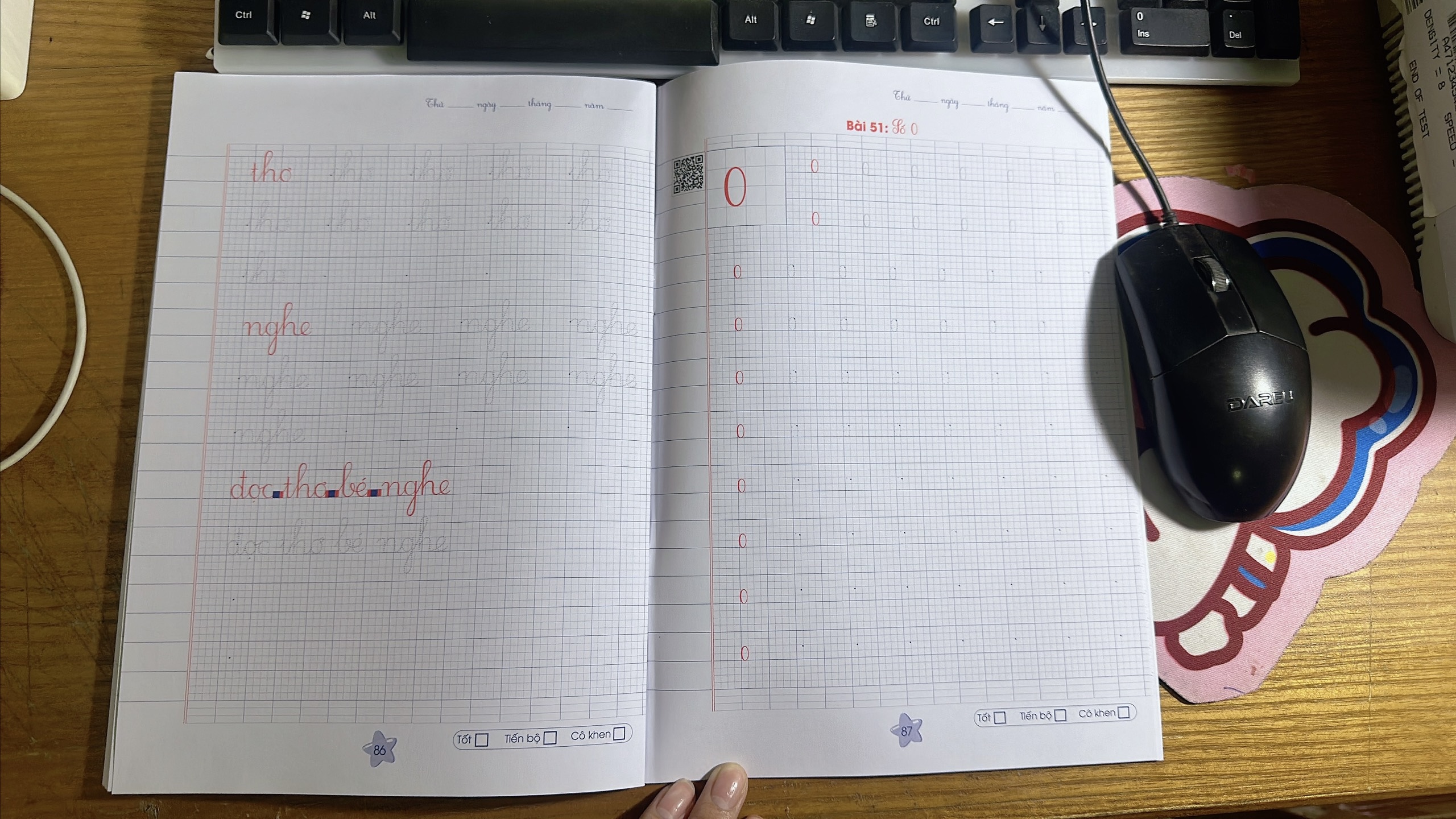 Sách- Vở Thực hành Luyện Viết Trọn Bộ dày 98 trang (dành cho bé chuẩn bị vào lớp 1)