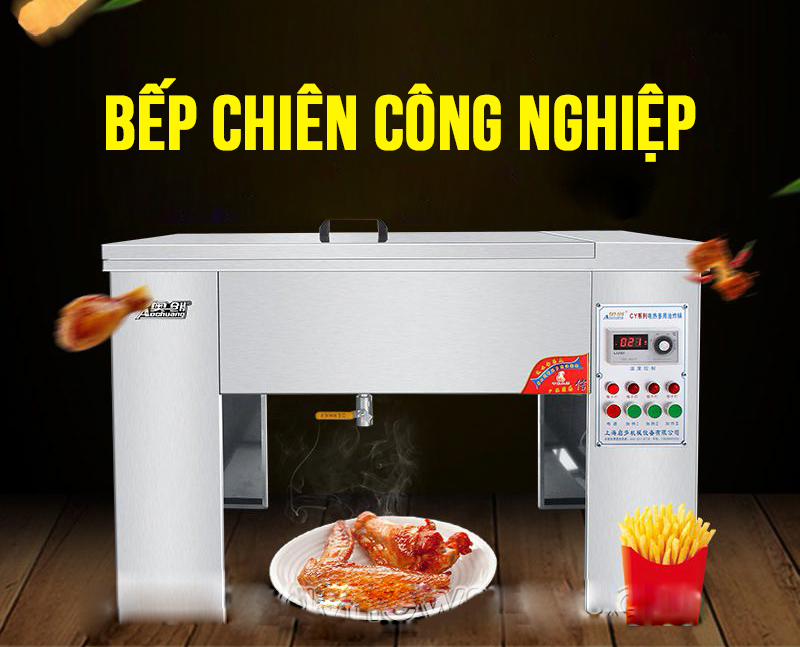 Bếp chiên, nhúng khoai tây, gà rán, thực phẩm công nghiệp 50L NEWSUN - Hàng chính hãng