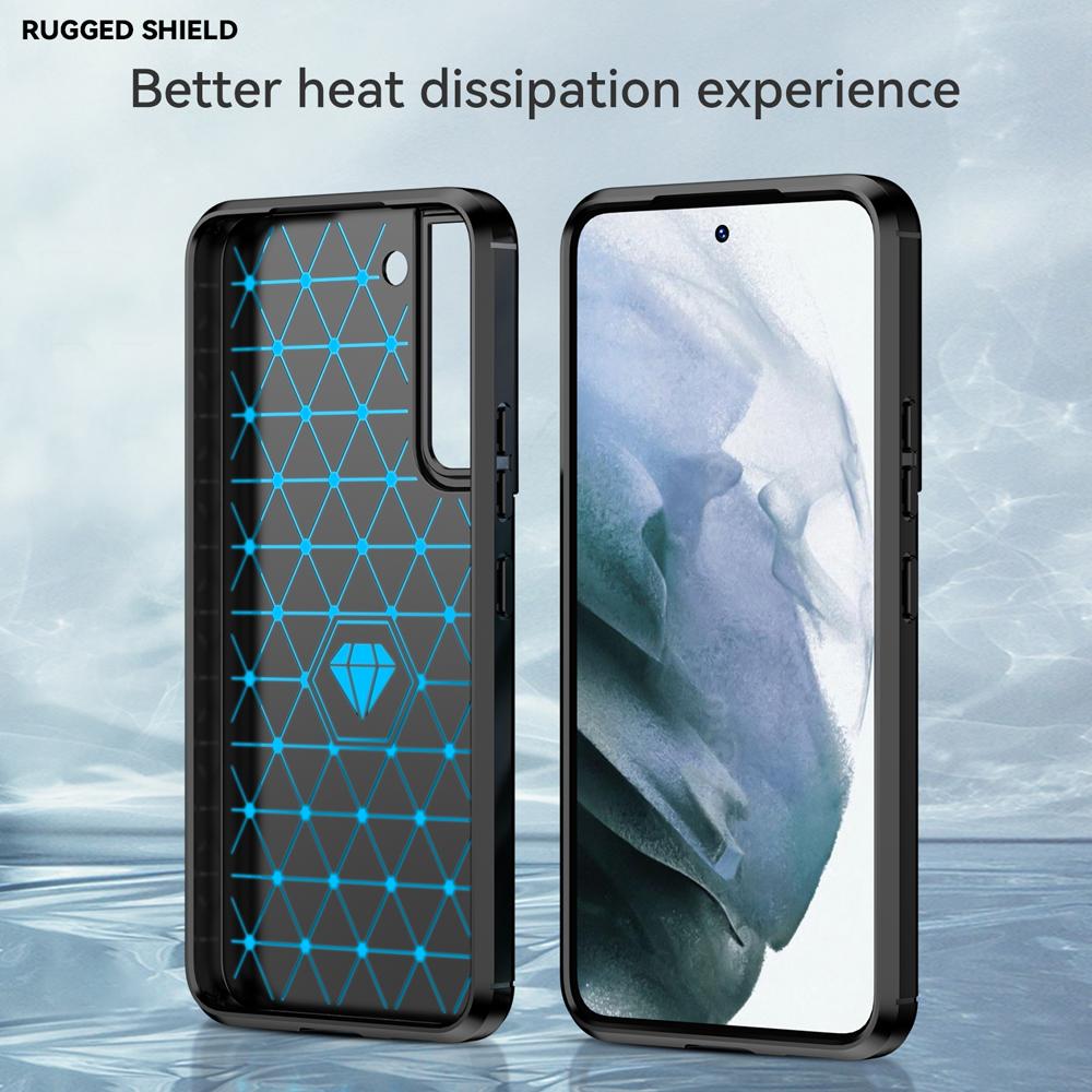 Ốp lưng dành cho Samsung S22 5G ốp silicone mềm Carbone phay xước chống sốc chống vân tay