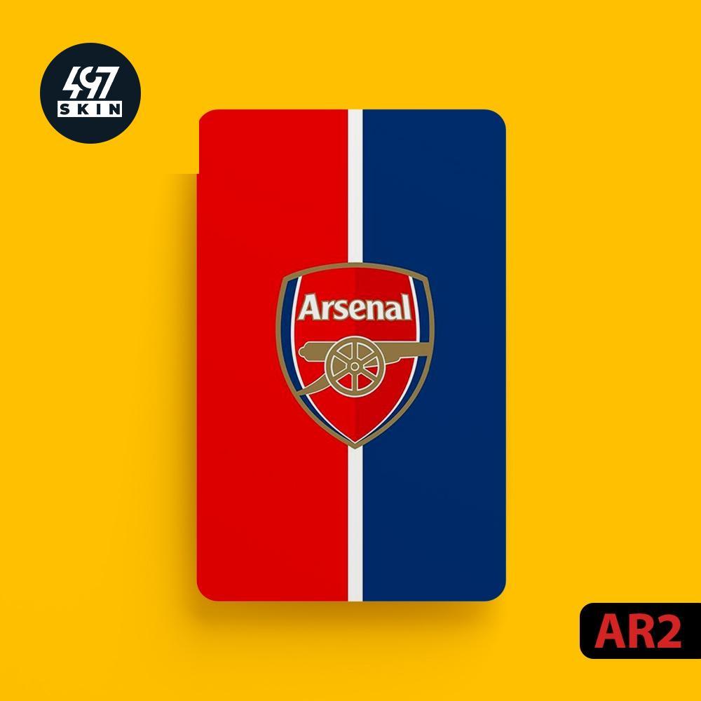 Skin Card Arsenal - Miếng Dán ATM, Thẻ Xe, Thẻ Từ, Thẻ Chung Cư - Chất Liệu Chống Xước - Chống Nước