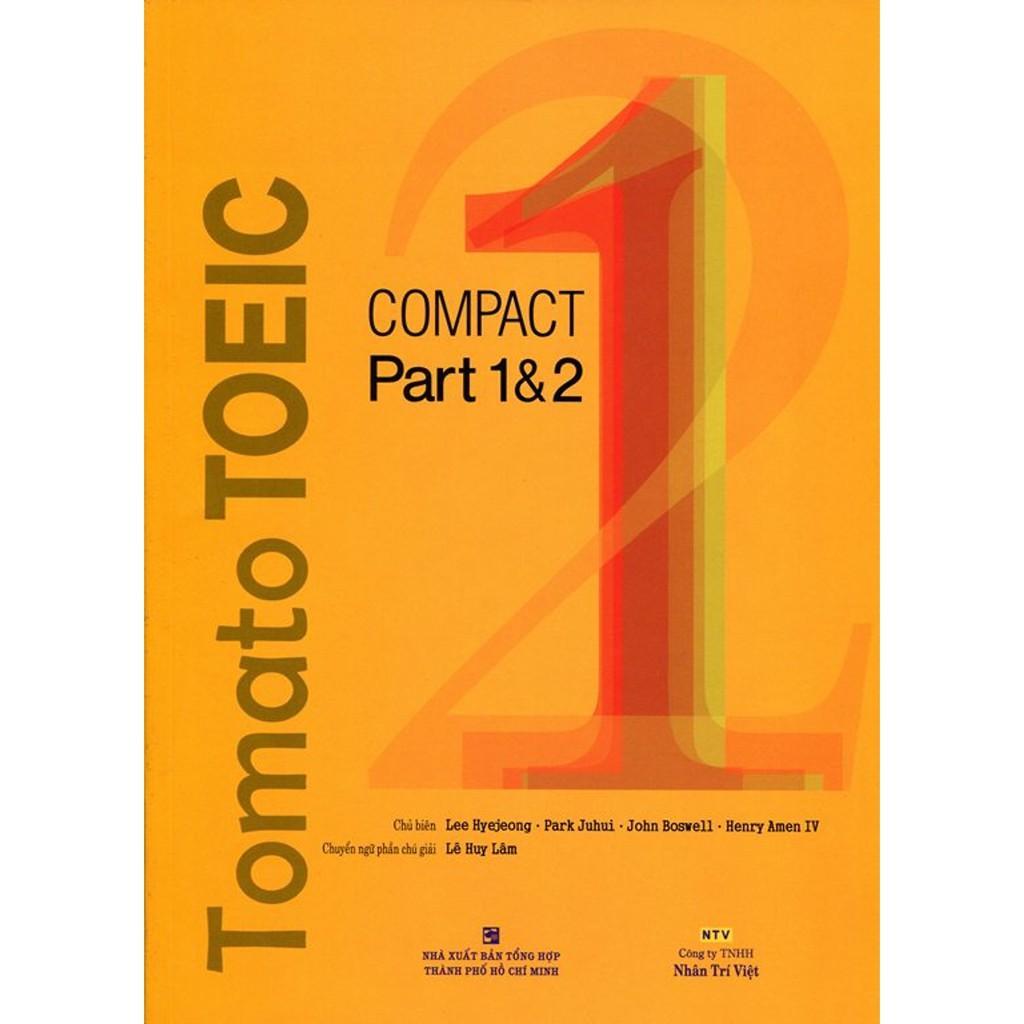 Sách - Tomato TOEIC Compact Part 1 & 2 (Kèm CD) - Nhân Trí Việt