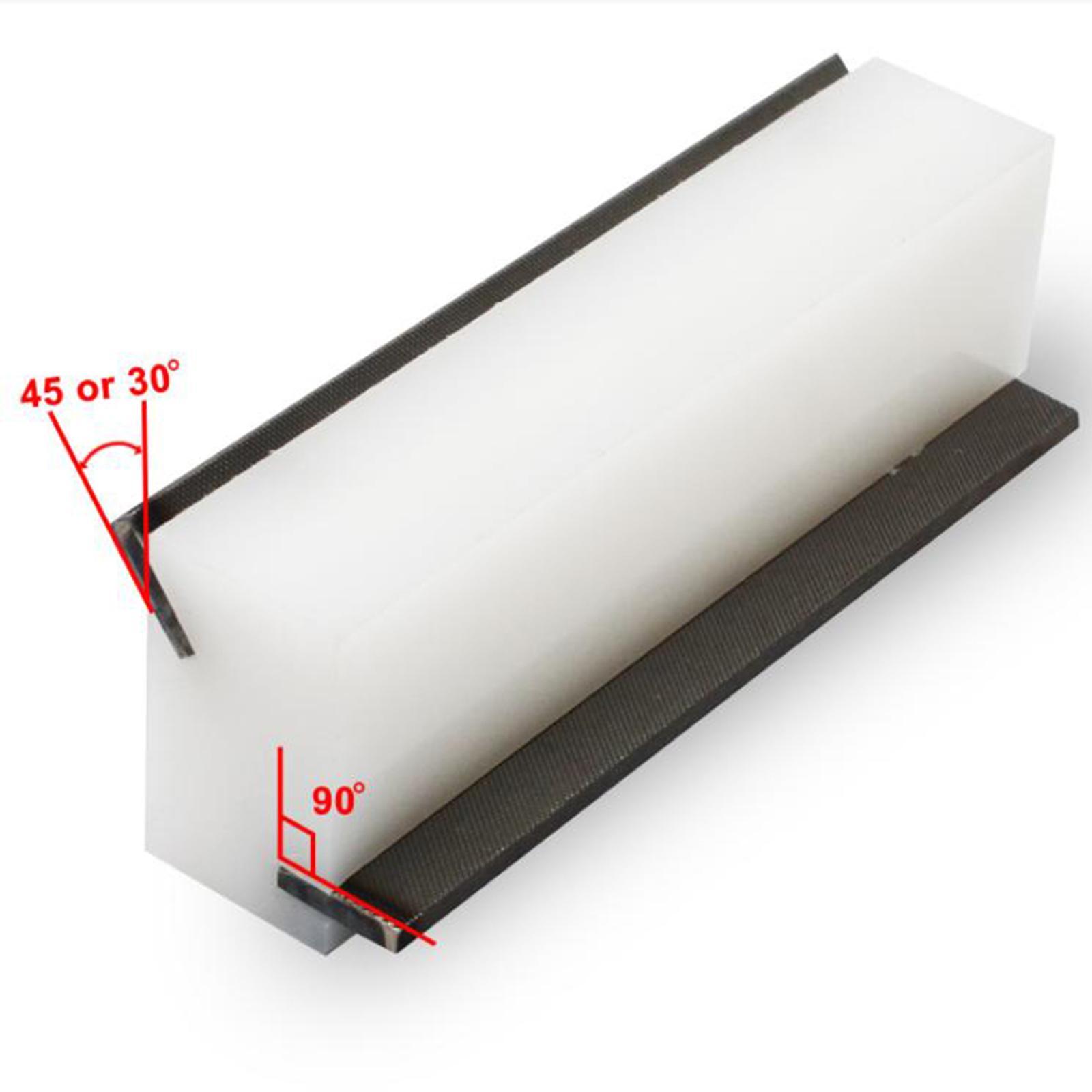 Guitar Fret File Luthier Tool Edge Sanding File for Guitar 30 and 90 Degree