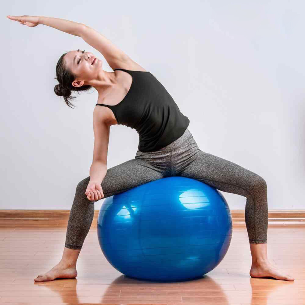 Bóng Yoga đường kính 75cm - Chất liệu cao su dày dặn, bền bỉ