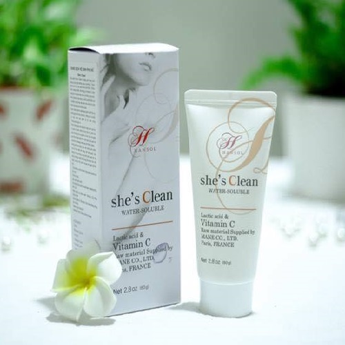 Combo 2 Gel vệ sinh Hàn Quốc She's Clean trắng hồng, giảm viêm nhiễm, chống khô và hương thơm vùng kín cho Phụ nữ