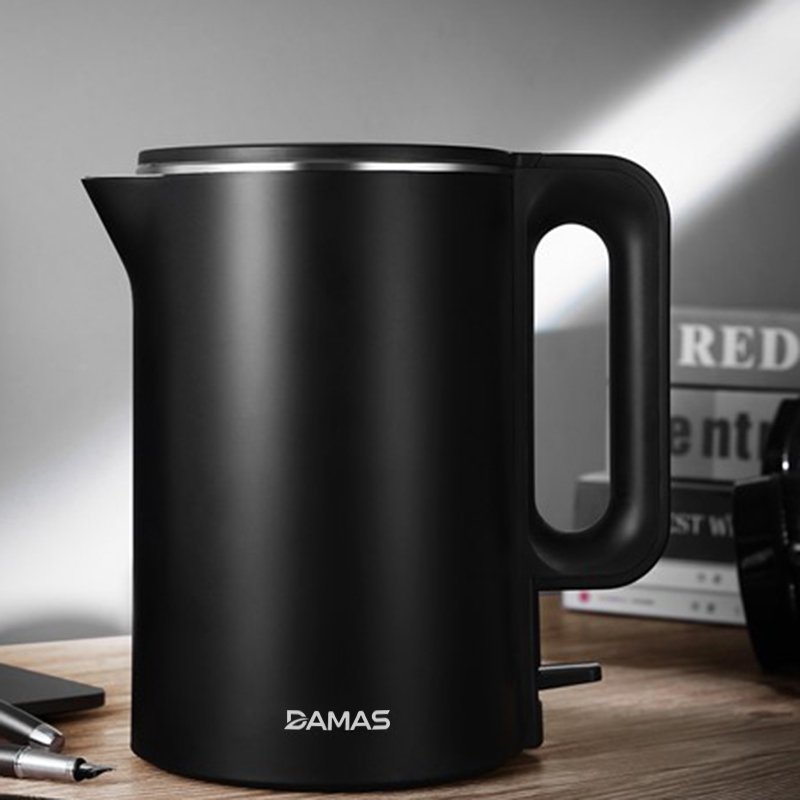 Ấm Siêu Tốc Inox 2 Lớp DAMAS DK-6018B - Hàng Chính Hãng