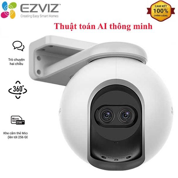 Camera Wifi Ezviz C8PF 2Mp, Thuật toán AI, quay 360 độ, đàm thoại 02 chiều, lắp ngoài trời chống được nước-Hàng Chính Hãng