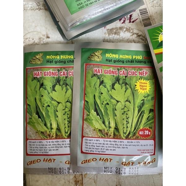 Hạt giống cải cúc nếp
