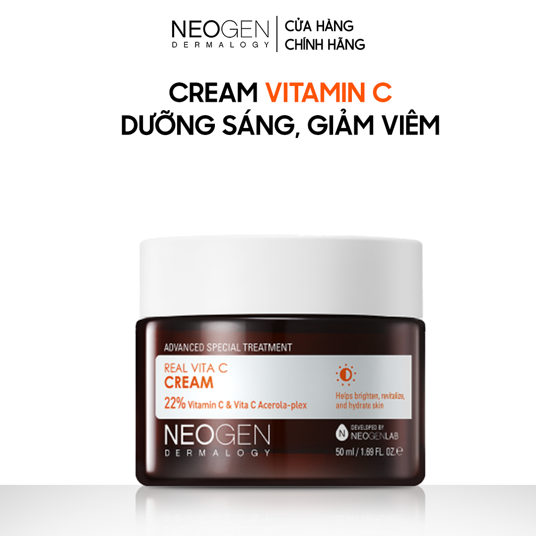 Kem Vitamin C Dưỡng Sáng, Mờ Thâm Mụn, Chống Gốc Tự Do Neogen Dermalogy Real Vita C Cream 50ml