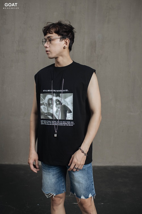 Áo Thun Ba Lỗ Thể Thao Nam GOAT MENSWEAR