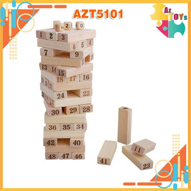 Bộ Đồ Chơi Rút Gỗ 48 PCS - AZT5101