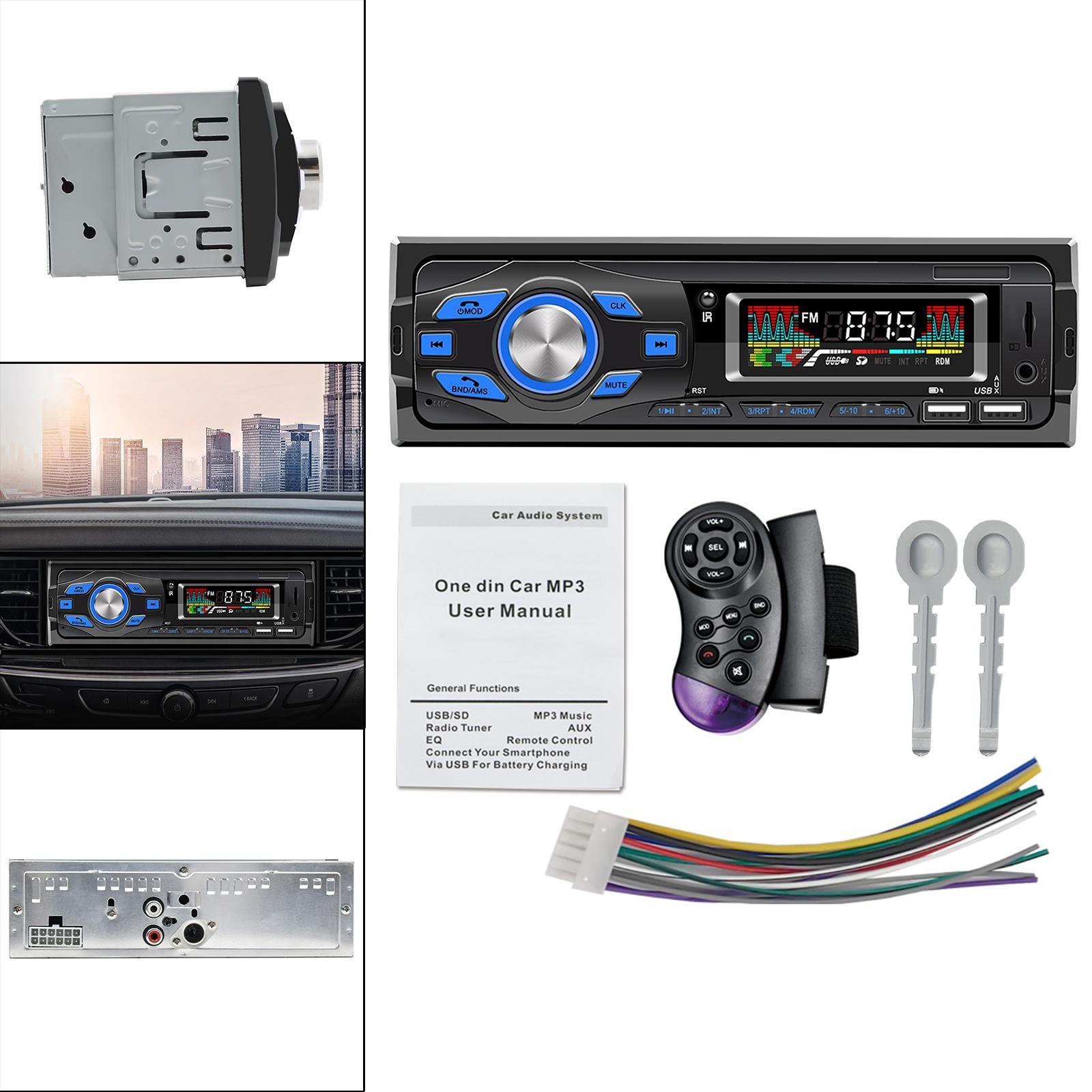 Car Stereo  1 Din   Output Receiver Hands-  for