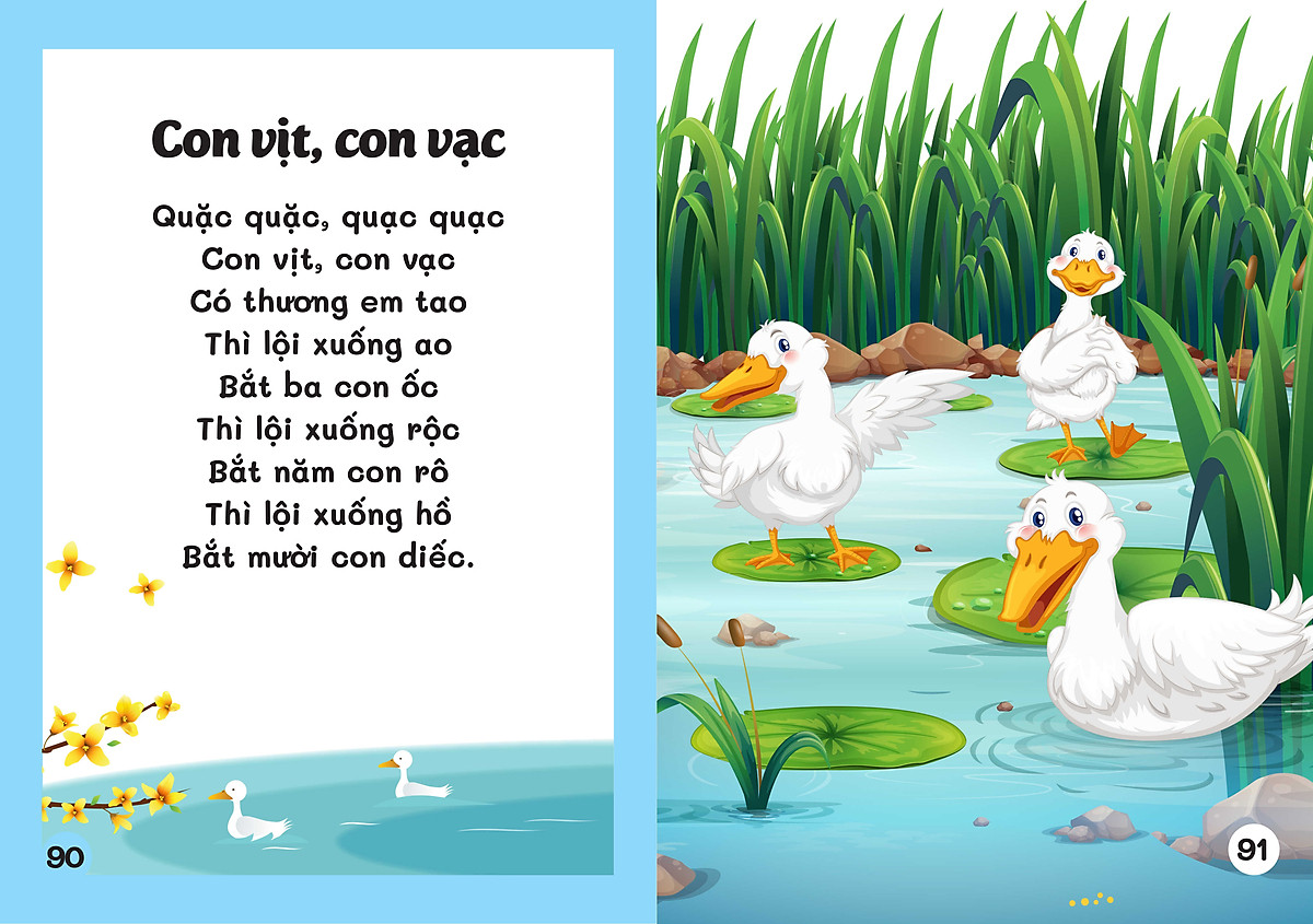 Đồng dao cho Bé - Thế giới quanh ta và cuộc sống động vật, thực vật quanh bé - Bé Từ 3+ trở lên
