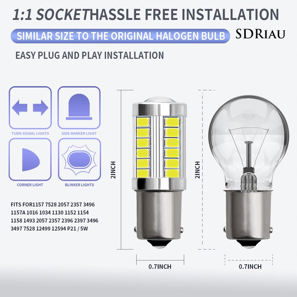 Set 2 Đèn Led Tín Hiệu Phanh Xe Ô Tô