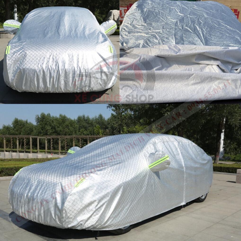 Bạt phủ ô tô Hyundai I10,Santafe,Accent,Kona,Tucson,Creta,Getz,...3 lớp chống xước,có khóa kéo cánh cửa