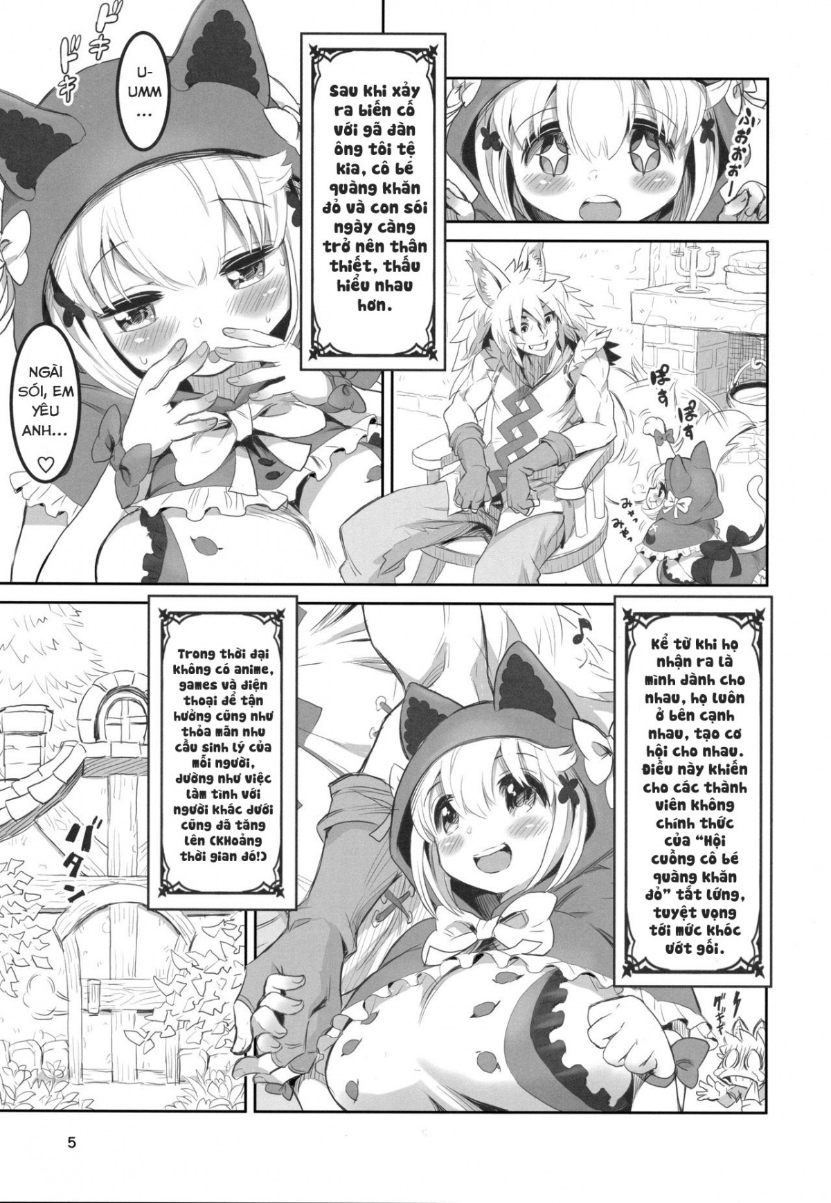 tổng hợp cô bé quàng khăn đỏ chapter 5 6