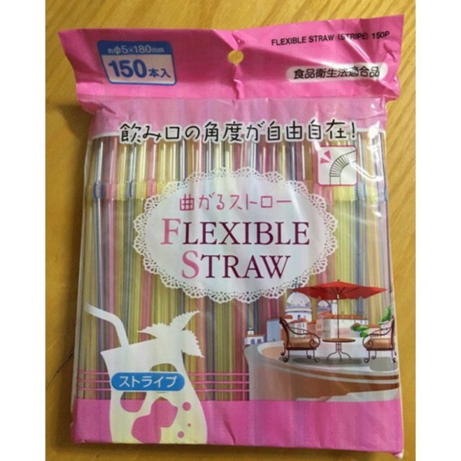 - Set 150 ống hút Flexible straw - NỘI ĐỊA NHẬT BẢN