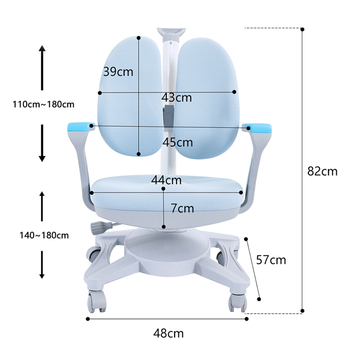 Ghế học sinh - Ghế chống gù,chống cận cho bé từ 3-18 tuổi - Ghế học sinh chống gù dành cho mọi lứa tuổi - Giao hàng màu ngẫu nhiên