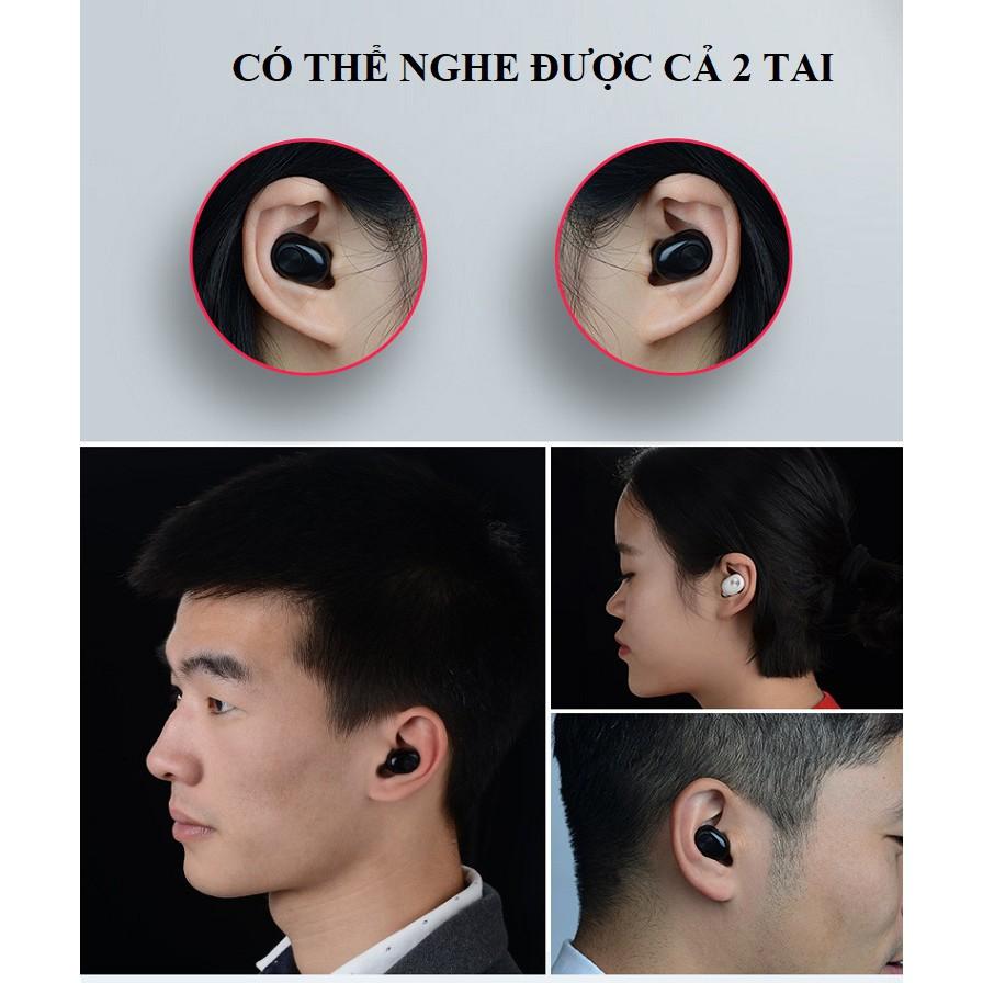 Tai Nghe Nhét Tai ️️ Tai Nghe Bluetooth Nhỏ Gọn, Thời Trang - Tai Nghe BL1 Có Dock sạc 700mAh Sạc Mọi Nơi